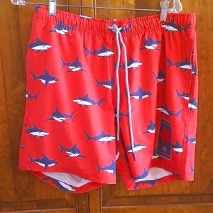 Men's swim trunks.
